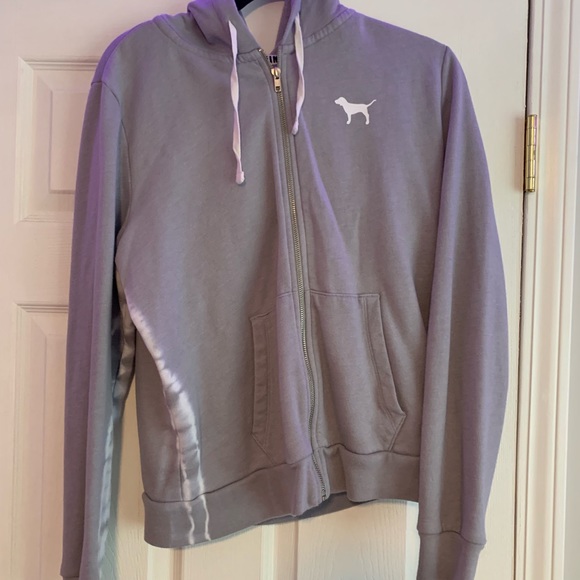 PINK Victoria's Secret Tops - Love pink sweat jacket